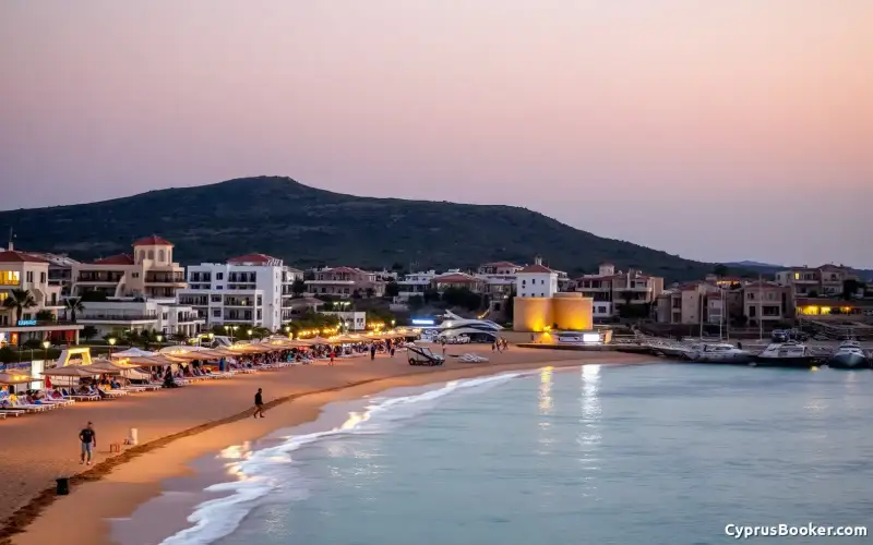 Vibrant Ayia Napa offers sun-kissed beaches, lively nightlife, and a fantastic resort experience near Larnaca