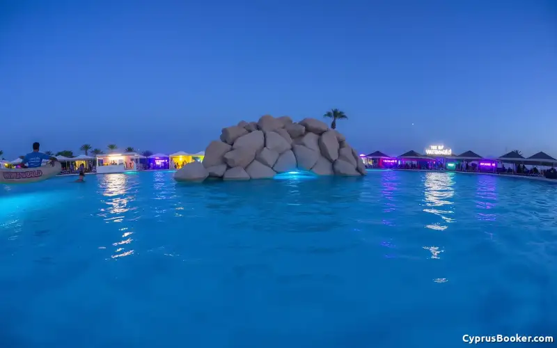 Vibrant WaterWorld Ayia Napa offers sun-soaked beaches, thrilling water slides, and unforgettable nightlife experiences