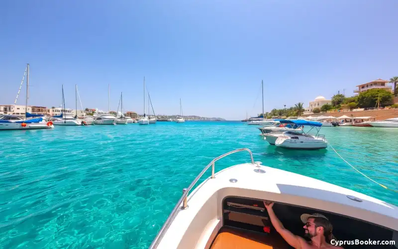 Explore Ayia Napa's stunning coastline with exciting boat trips, perfect for beach lovers and nightlife enthusiasts