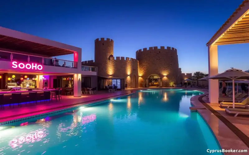 Soho vs Castle Club Ayia Napa 2026, Ayia Napa resort - beaches, nightlif