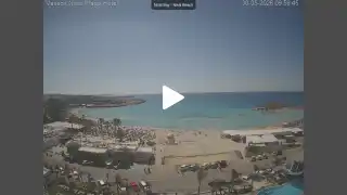 Thumbnail May 30, 2026 08:00 Ayia Napa Cyprus - Nissi Beach Panorama