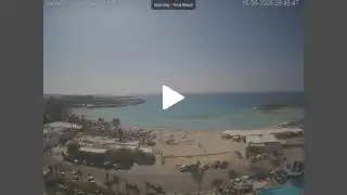 Thumbnail June 15, 2026 07:00 Ayia Napa Cyprus - Nissi Beach Panorama