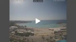 Thumbnail June 16, 2026 07:00 Ayia Napa Cyprus - Nissi Beach Panorama