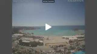 Thumbnail June 29, 2026 07:00 Ayia Napa Cyprus - Nissi Beach Panorama