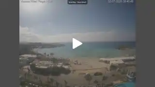 Thumbnail July 2, 2026 06:00 Ayia Napa Cyprus - Nissi Beach Panorama