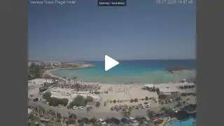 Thumbnail July 9, 2026 12:00 Ayia Napa Cyprus - Nissi Beach Panorama