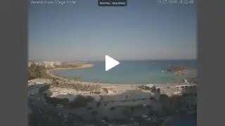 Thumbnail July 11, 2026 16:00 Ayia Napa Cyprus - Nissi Beach Panorama