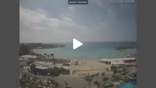 Thumbnail July 14, 2026 08:00 Ayia Napa Cyprus - Nissi Beach Panorama
