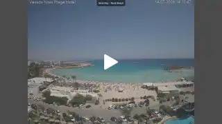 Thumbnail July 14, 2026 12:00 Ayia Napa Cyprus - Nissi Beach Panorama
