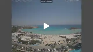 Thumbnail July 15, 2026 11:00 Ayia Napa Cyprus - Nissi Beach Panorama