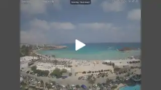 Thumbnail July 16, 2026 12:00 Ayia Napa Cyprus - Nissi Beach Panorama