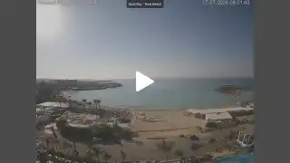 Thumbnail July 17, 2026 06:00 Ayia Napa Cyprus - Nissi Beach Panorama