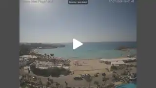 Thumbnail July 17, 2026 07:00 Ayia Napa Cyprus - Nissi Beach Panorama