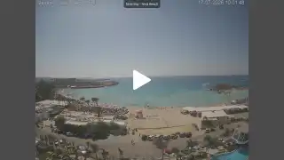 Thumbnail July 17, 2026 08:00 Ayia Napa Cyprus - Nissi Beach Panorama