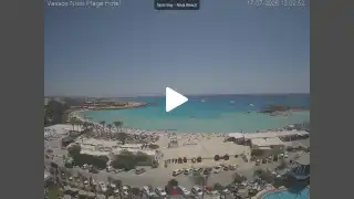 Thumbnail July 17, 2026 11:00 Ayia Napa Cyprus - Nissi Beach Panorama