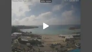 Thumbnail July 18, 2026 06:00 Ayia Napa Cyprus - Nissi Beach Panorama