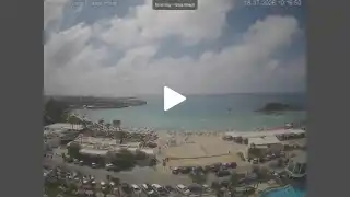 Thumbnail July 18, 2026 08:00 Ayia Napa Cyprus - Nissi Beach Panorama
