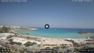 Thumbnail July 21, 2026 13:00 Ayia Napa Cyprus - Nissi Beach Panorama