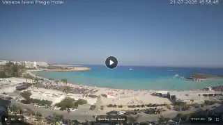 Thumbnail July 21, 2026 14:00 Ayia Napa Cyprus - Nissi Beach Panorama
