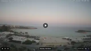 Thumbnail July 21, 2026 17:00 Ayia Napa Cyprus - Nissi Beach Panorama