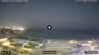 Thumbnail July 21, 2026 18:00 Ayia Napa Cyprus - Nissi Beach Panorama