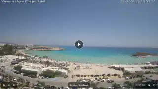 Thumbnail July 22, 2026 11:00 Ayia Napa Cyprus - Nissi Beach Panorama