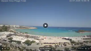 Thumbnail July 22, 2026 13:00 Ayia Napa Cyprus - Nissi Beach Panorama