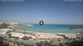 Thumbnail July 22, 2026 14:00 Ayia Napa Cyprus - Nissi Beach Panorama