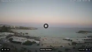 Thumbnail July 22, 2026 17:00 Ayia Napa Cyprus - Nissi Beach Panorama