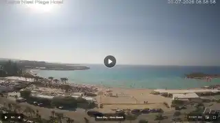 Thumbnail July 23, 2026 06:00 Ayia Napa Cyprus - Nissi Beach Panorama