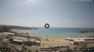 Thumbnail July 23, 2026 07:00 Ayia Napa Cyprus - Nissi Beach Panorama