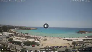 Thumbnail July 23, 2026 09:00 Ayia Napa Cyprus - Nissi Beach Panorama