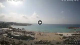 Thumbnail July 24, 2026 06:00 Ayia Napa Cyprus - Nissi Beach Panorama