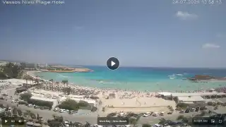 Thumbnail July 24, 2026 11:00 Ayia Napa Cyprus - Nissi Beach Panorama