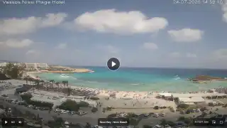 Thumbnail July 24, 2026 12:00 Ayia Napa Cyprus - Nissi Beach Panorama