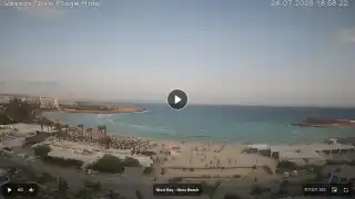 Thumbnail July 24, 2026 16:00 Ayia Napa Cyprus - Nissi Beach Panorama