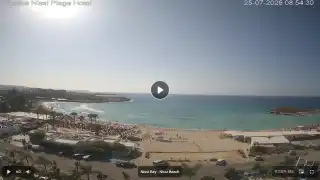 Thumbnail July 25, 2026 06:00 Ayia Napa Cyprus - Nissi Beach Panorama