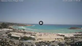 Thumbnail July 25, 2026 09:00 Ayia Napa Cyprus - Nissi Beach Panorama