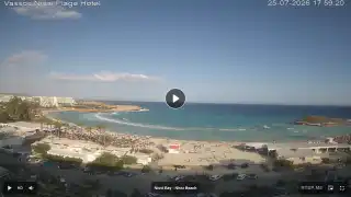 Thumbnail July 25, 2026 15:00 Ayia Napa Cyprus - Nissi Beach Panorama