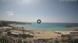 Thumbnail July 26, 2026 07:00 Ayia Napa Cyprus - Nissi Beach Panorama