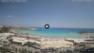 Thumbnail July 26, 2026 11:00 Ayia Napa Cyprus - Nissi Beach Panorama