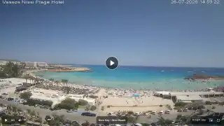 Thumbnail July 26, 2026 12:00 Ayia Napa Cyprus - Nissi Beach Panorama