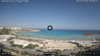 Thumbnail July 26, 2026 14:00 Ayia Napa Cyprus - Nissi Beach Panorama