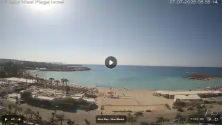 Thumbnail July 27, 2026 06:00 Ayia Napa Cyprus - Nissi Beach Panorama