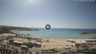 Thumbnail July 27, 2026 07:00 Ayia Napa Cyprus - Nissi Beach Panorama