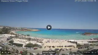 Thumbnail July 27, 2026 11:00 Ayia Napa Cyprus - Nissi Beach Panorama
