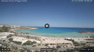 Thumbnail July 27, 2026 13:00 Ayia Napa Cyprus - Nissi Beach Panorama