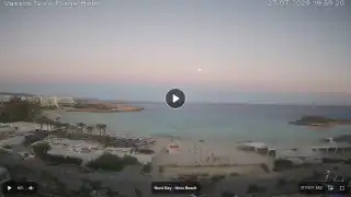Thumbnail July 27, 2026 17:00 Ayia Napa Cyprus - Nissi Beach Panorama