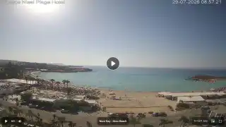 Thumbnail July 29, 2026 06:00 Ayia Napa Cyprus - Nissi Beach Panorama