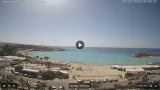 Thumbnail July 30, 2026 07:00 Ayia Napa Cyprus - Nissi Beach Panorama